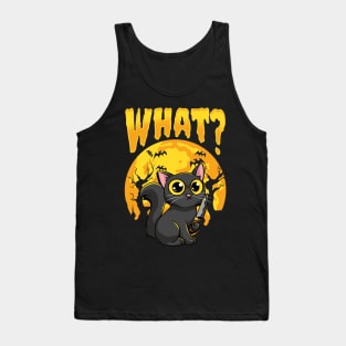 Murderous Cat - Creepy Cute Halloween Costume Gift Tank Top